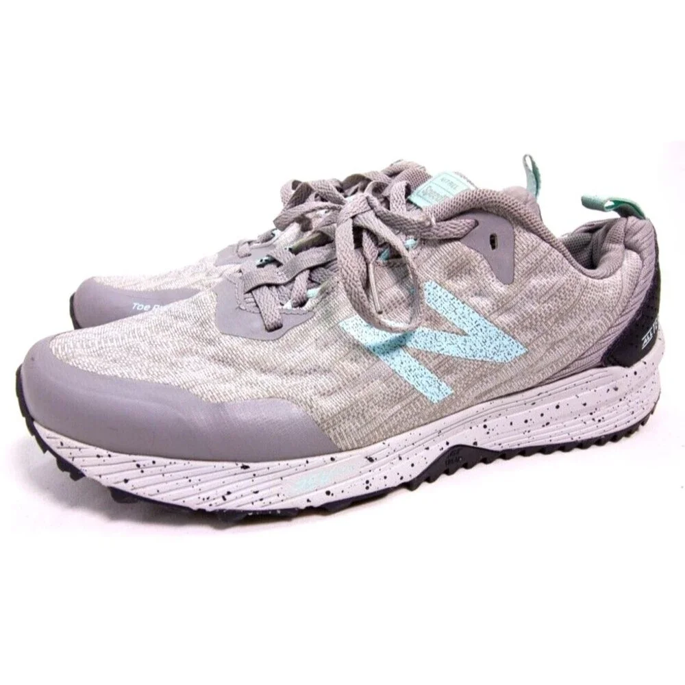 New Balance NITREL v3 Trail Womens Size 8.5 D Speed Ride Grey Green Running Shoe
